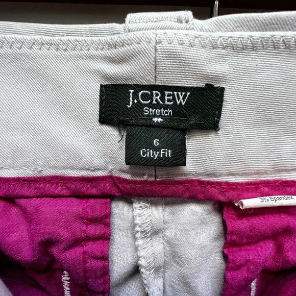 J.Crew Stretch City Fit Mid Rise Pant Size 6 - Picture 4 of 6